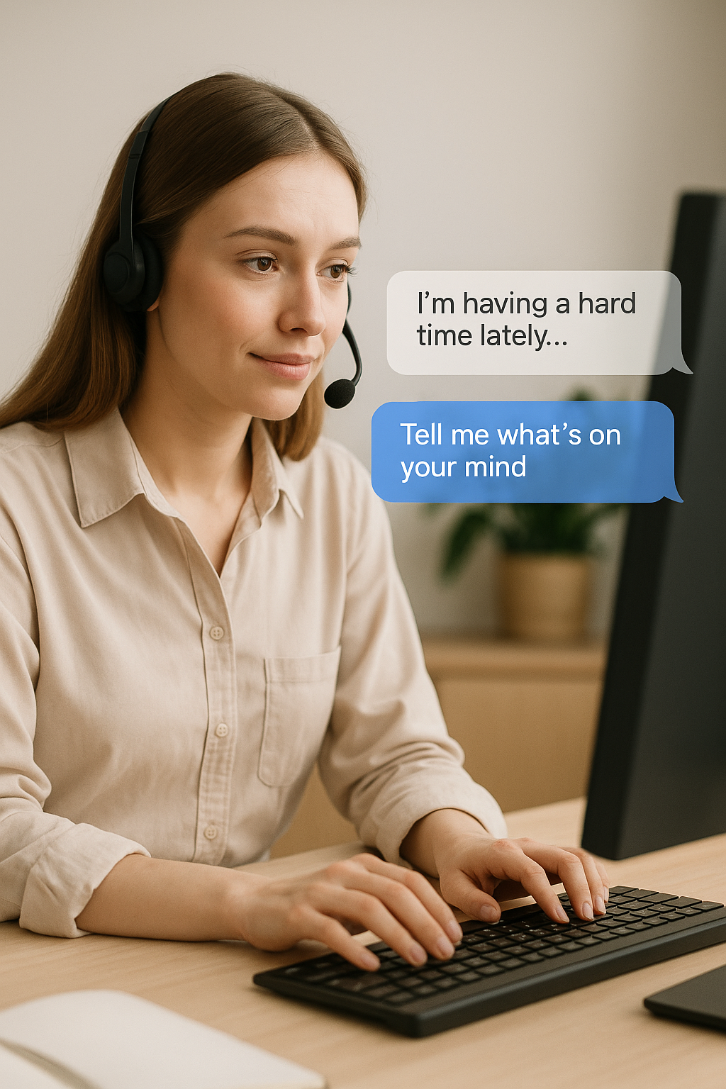 Unlimited Emotional Support By Text